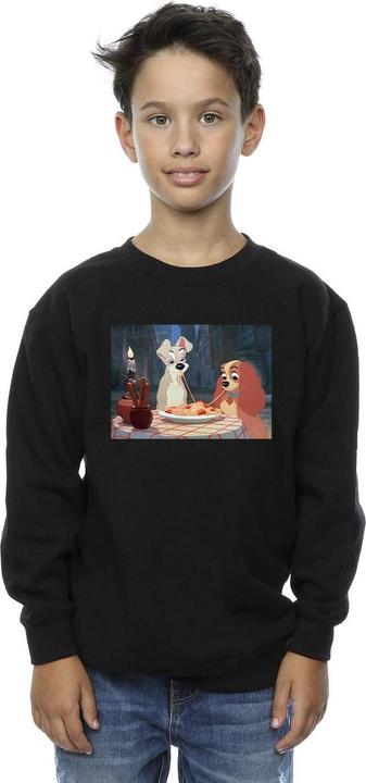 Produktbild Disney Lady And The Tramp Spaghetti Photo Sweatshirt Jungen (128)