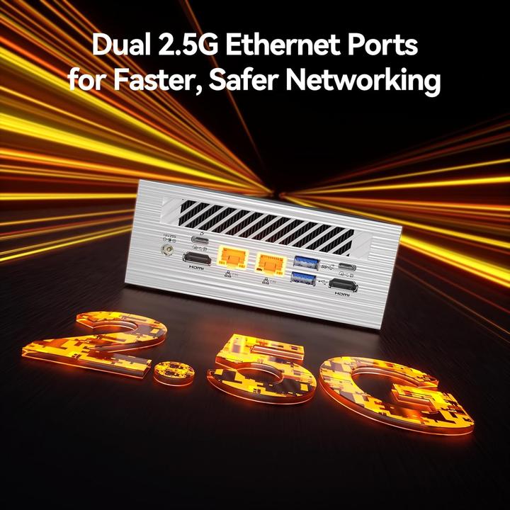 Produktbild Geekom Mini PC AE8 MAX mit Ryzen 7 & Windows 11 Pro (1000 GB, 32 GB)