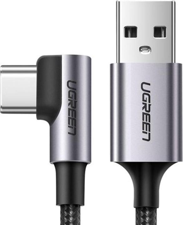 Ugreen USB-C Haaks naar USB-A 2.0 A 3A Datakabel (2 m, USB 2.0)