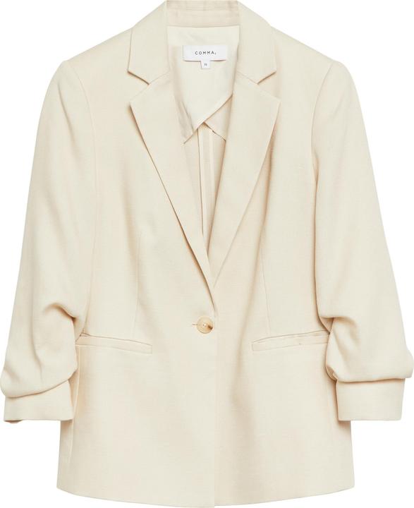 Immagine prodotto Comma Strukturierter Ein-Knopf-Blazer mit Drapé-Ärmeln in 3/4-Länge (32)