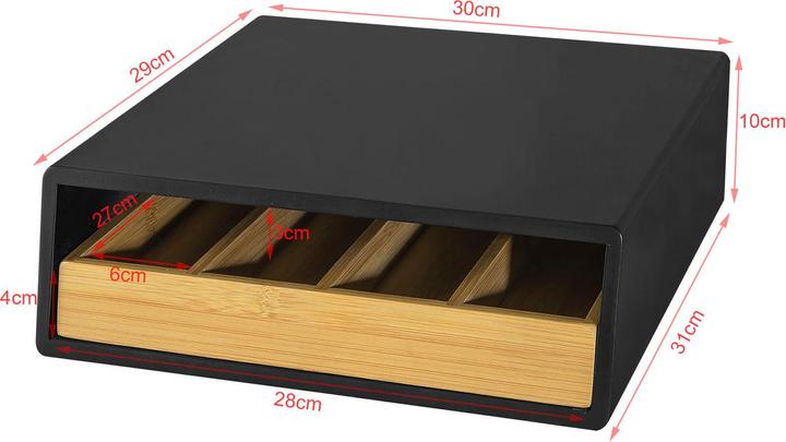 SoBuy Kaffeekapsel Box