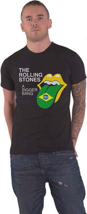 Immagine prodotto The Rolling Stones Maglietta unisex adulto Bigger Bang - Brasile '80 Back Print in cotone (M)