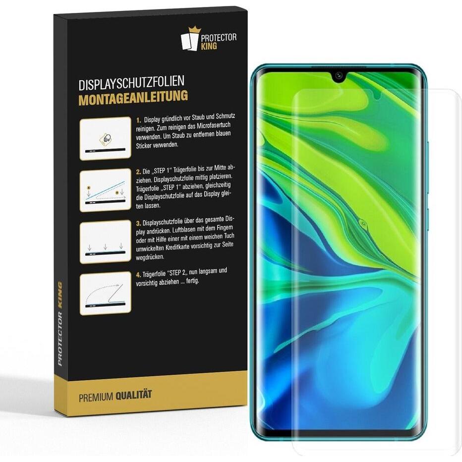 Thumbnail - Protectorking 1x Premium Displayschutzfolie Matt Entspiegelt (1 Stück, Xiaomi Mi Note 10), Smartphone Schutzfolie