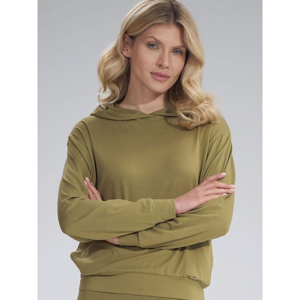 Figl, Damen, Pullover, Sweater, Grün, (S)