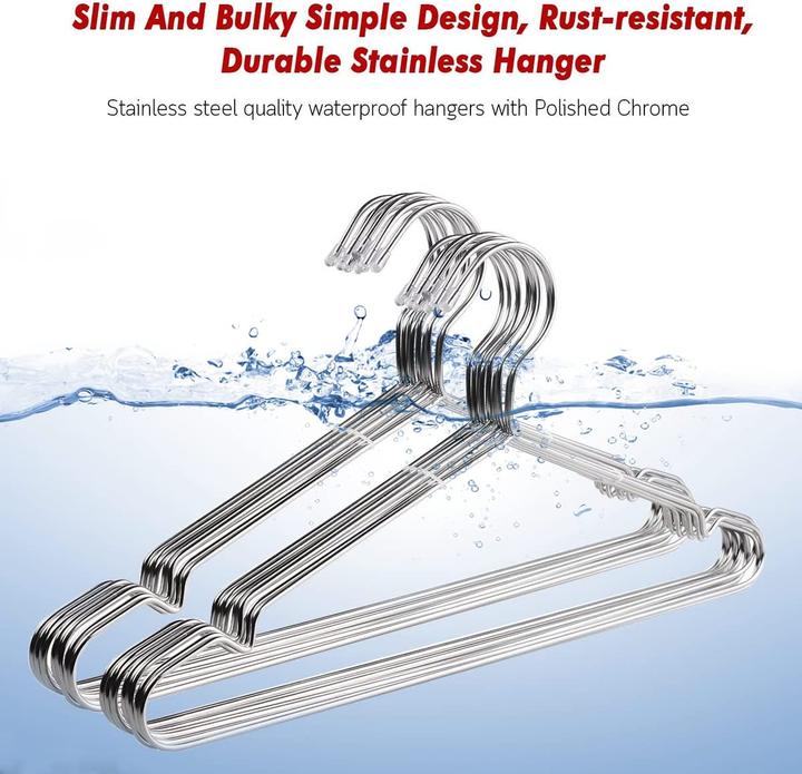 Actual product image Puersit Metallkleiderbügel (50 x)