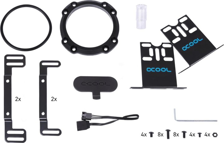 Image du produit Alphacool Core 100 Aurora ARGB Réservoir de compensation, acrylique