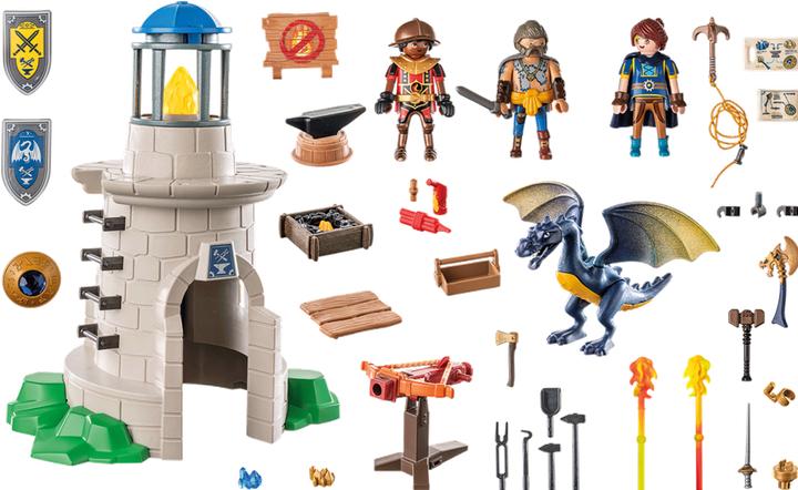 Image du produit Playmobil Tour du chevalier avec forgeron et dragon (71483, Playmobil Novelmore)