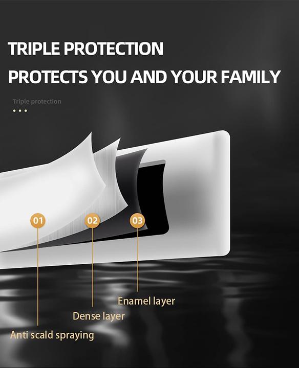 Actual product image Skylyzh Towel radiator, 450x720mm, Black, Right