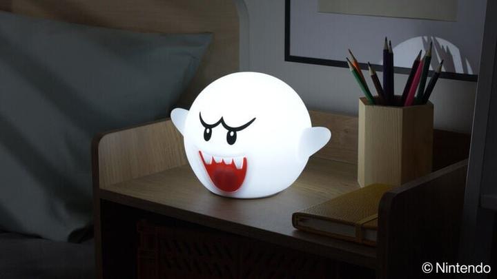 Productafbeelding Paladone Products Super Mario Squishy Glo siliconen lichtje Boo 14 cm