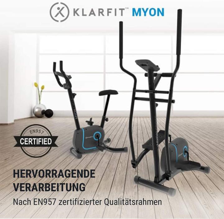 Actual product image Klarfit Bicycle - Ergometer Piano Black