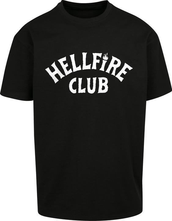 Produktbild MC Men Stranger Things Hellfire Club Heavy Oversize Tee black S (S)