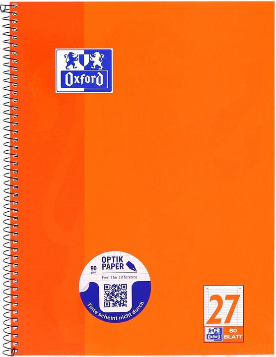 Produktbild Oxford Collegeblock (A4+, Liniert, Weicher Einband)