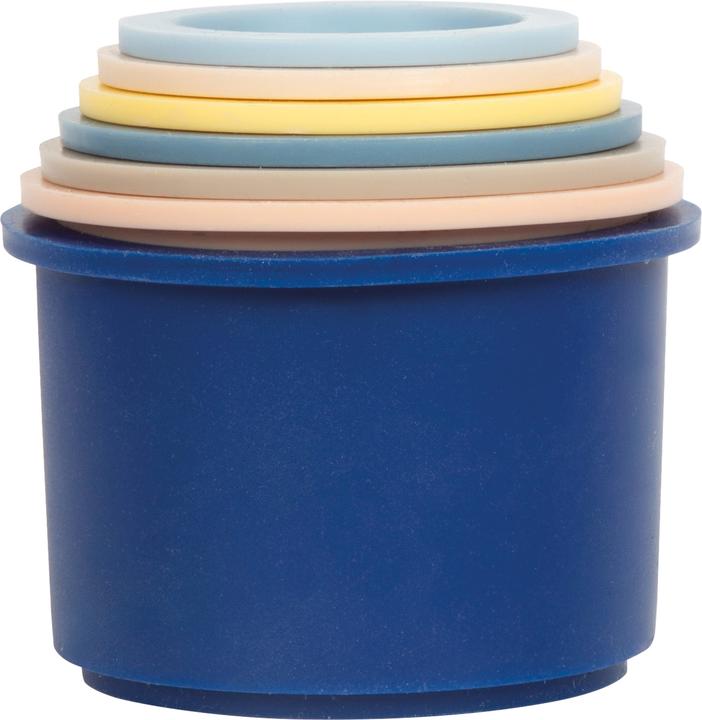 Actual product image small foot Silicone Stacking Cups