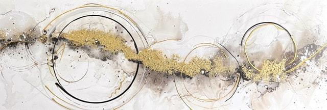 Styler Handpainting 40x120 Golden Circles (40 x 120 cm)