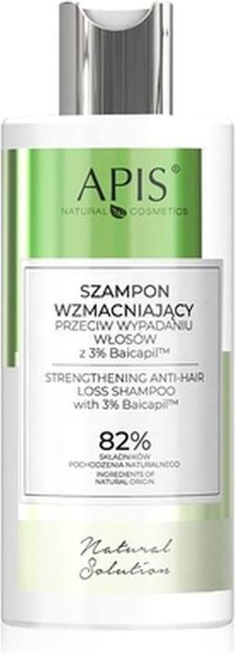Actual product image Apis Natural Cosmetics Apis Strengthening Shampoo Against Hair Loss With 3% Baicapil 300Ml (300 ml, Liquid shampoo)