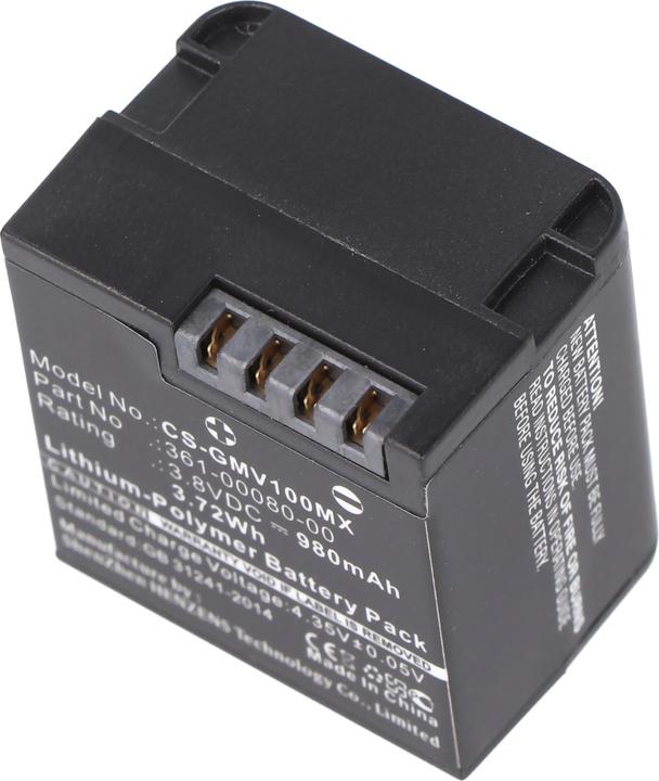 Produktbild AccuCell Akku Garmin VIRB XE Akku 010-12256-01, 361-00080-00, GMICP902624 (Kamera Akku)