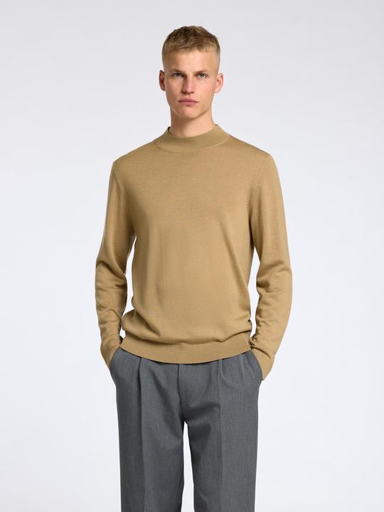 Actual product image Selected Homme 100% merino wool mock neck jumper (S)