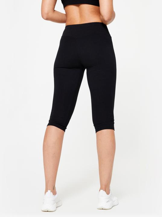 Actual product image Domyos 3/4 Leggings Damen Slim - schwarz (3XL)