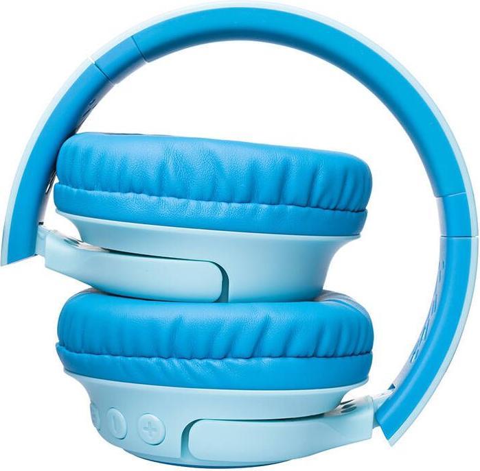 Actual product image PolarPro PowerLocus Bobo wireless headphones for kids (blue)