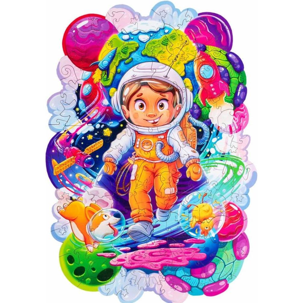 Thumbnail - Woodlika Space Adventurer Holzpuzzle 120 Teile
