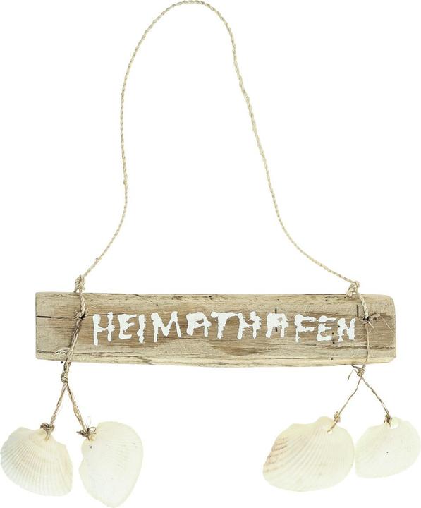 Actual product image Viana Holz Deko Heimathafen Wandschmuck