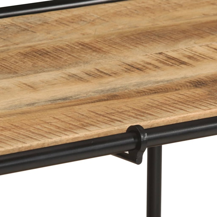 Image du produit VidaXL Armoire TV Lowboard Meuble TV Meuble en bois de manguier brut (100 x 42 x 40 cm)