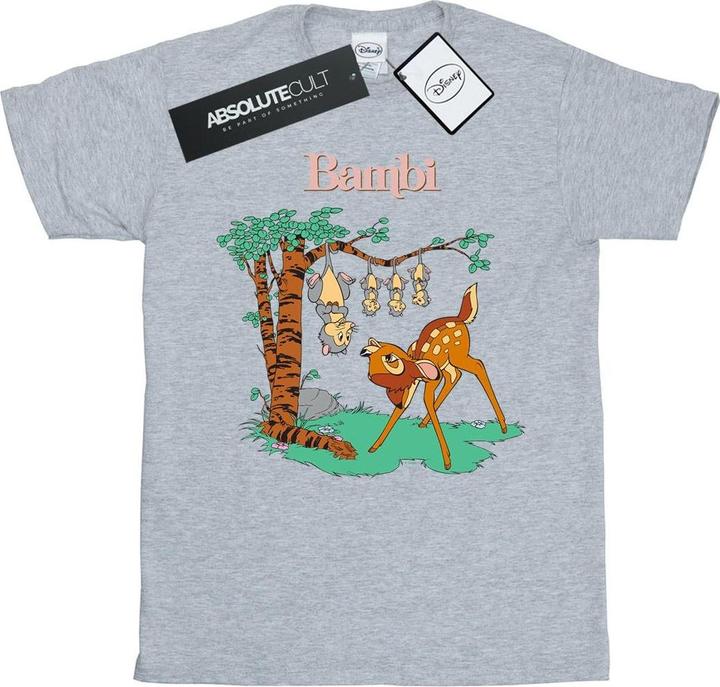 Actual product image Disney Girls Bambi Tilted Up Cotton T-Shirt (140, 146)