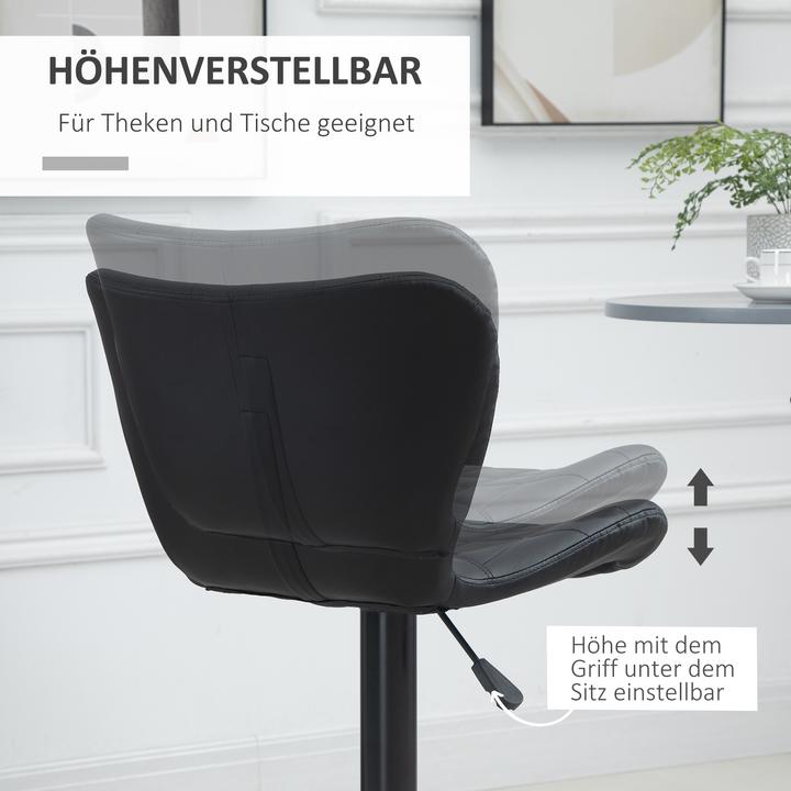 Actual product image Homcom Bar stool set of 2