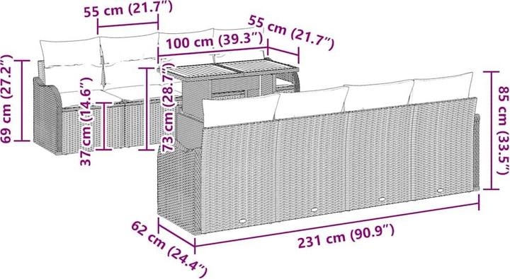 Produktbild vidaXL Eleanora