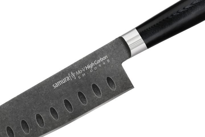 Samura MO-V Santoku hollow ground (18 cm)