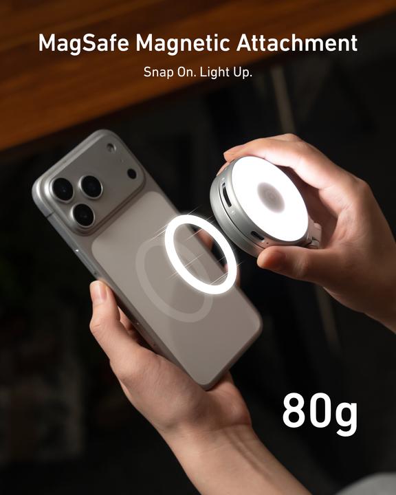 Produktbild Telesin Magnetic Selfie Ring Light - RGB version (white)