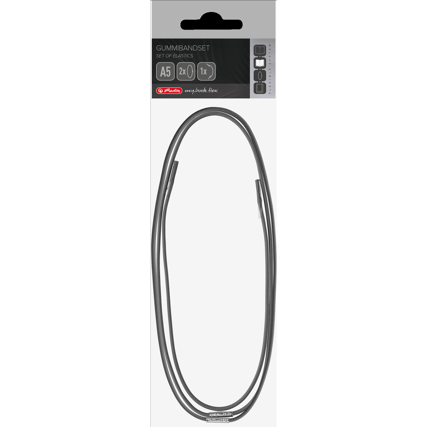 Herlitz 50033843 Gummiband (e), Smartwatch Zubehör, Grau