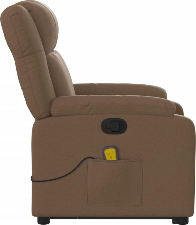 Immagine prodotto vidaXL Poltrona massaggiante con ausilio in tessuto