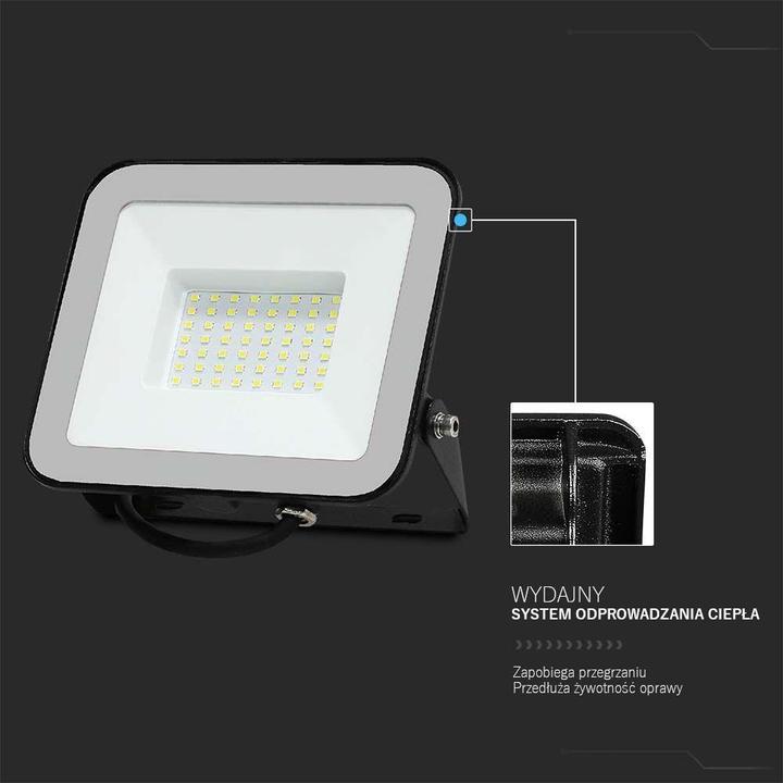 Actual product image V-TAC LED 50W SAMSUNG CHIP PRO-S -44050 6500K 4270lm (4270 lm, IP65)