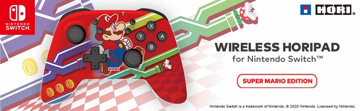 Produktbild HORI Wireless Horipad - Mario Edition (Switch)