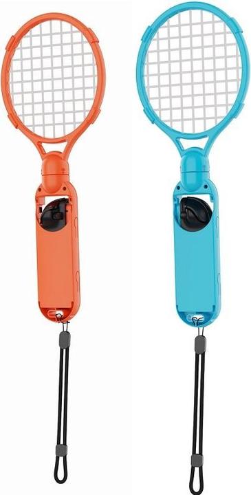 Actual product image iPega SW2054 Tennis Rackets for JoyCon Controllers Nintendo Switch 2 Red/Blue (Damaged Package) (Switch)