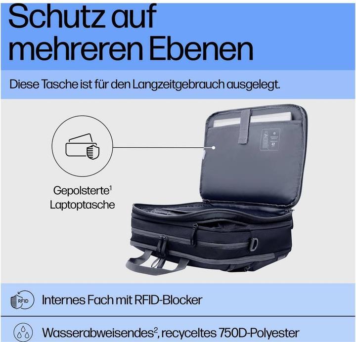 Image du produit HP Travel Plus 22L 16 Laptop Bag (16.10", Universel)