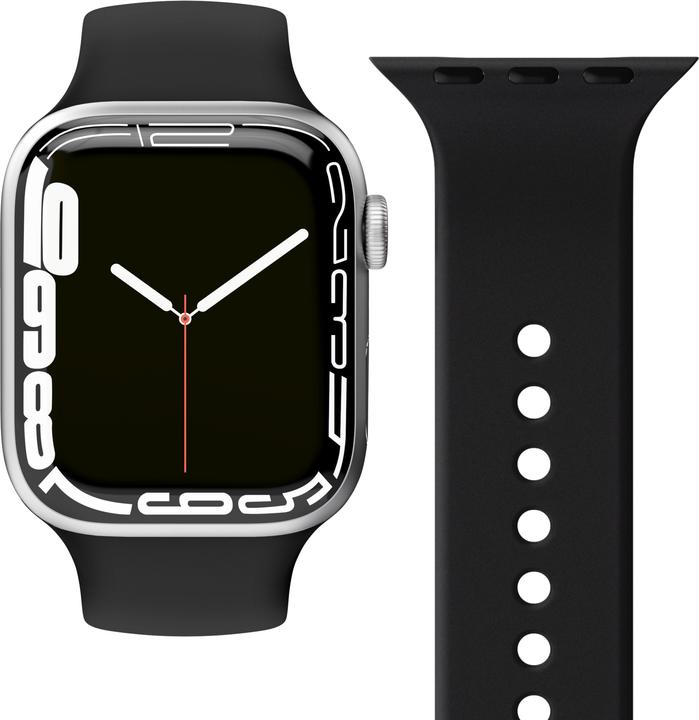 Vonmählen Silicone Loop Case 2 Band One Black 42/44/45/49mm (42 mm, 44 mm, 45 mm, 49 mm, Silikon)