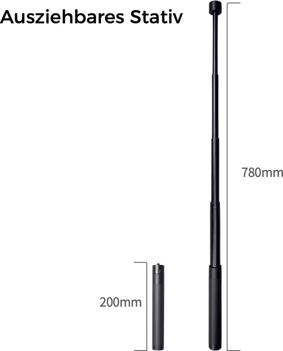 Obsbot Extendable Tripod (Metall, Kunststoff)