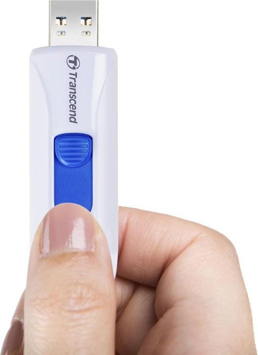 Actual product image Transcend JetFlash 790 512GB USB 3.1 Gen 1 White (512 GB, USB-A)