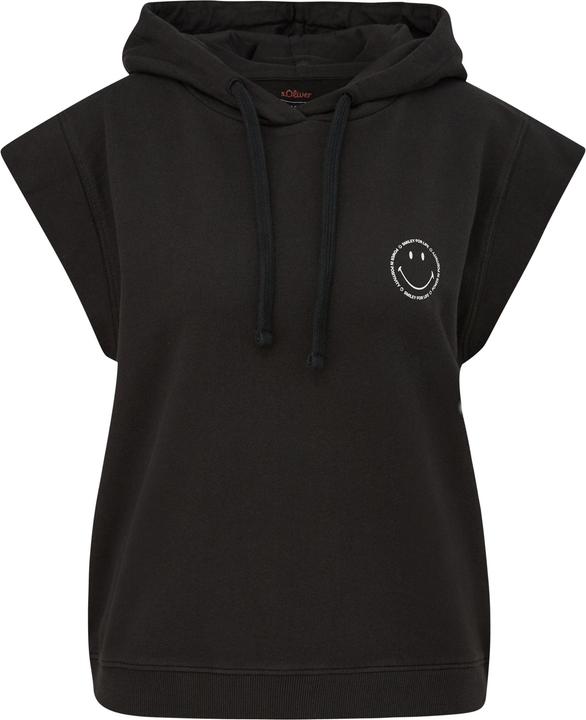 Actual product image s.Oliver Sweatshirt Kurzarm-Sweatshirt mit Smiley®-Print (36)