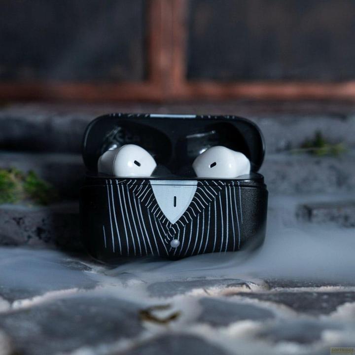 Actual product image Exquisite Gaming Nightmare before Christmas Holdems Mini Holder & Wireless Headphones Jack with TWS Buds 10 cm (4 h, Wireless)