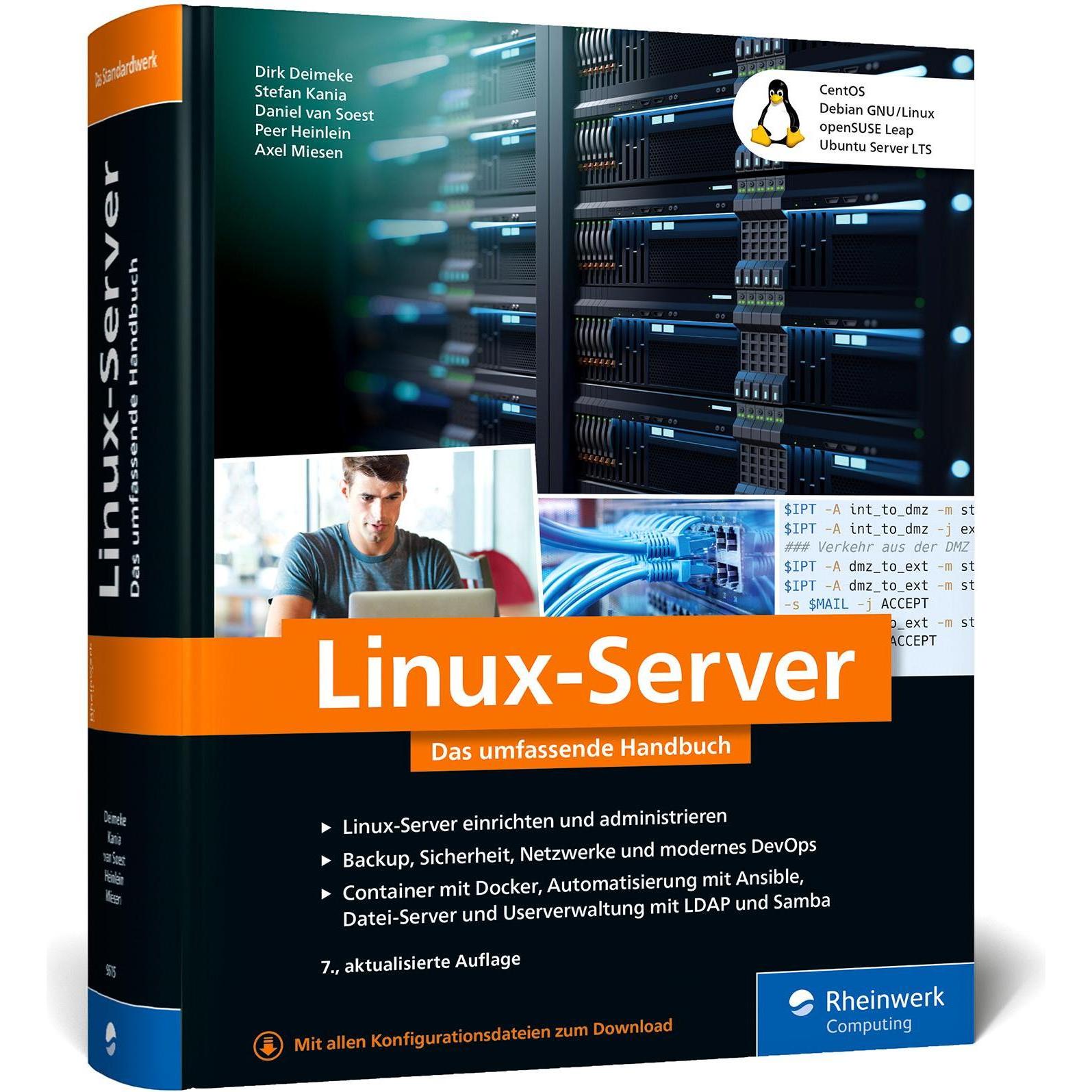 Thumbnail - Linux-Server, Fachbücher von Axel Miesen, Stefan Kania, Daniel van Soest, Peer Heinlein, Dirk Deimeke