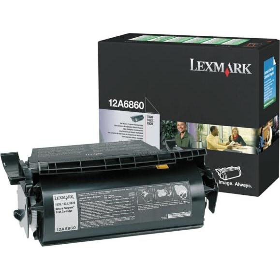 Lexmark, Toner, 12a6860k (BK)