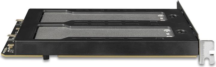 Icy Dock ToughArmor 2x M.2 NVME naar PCIe 4e kaart bifurcatie w/tra