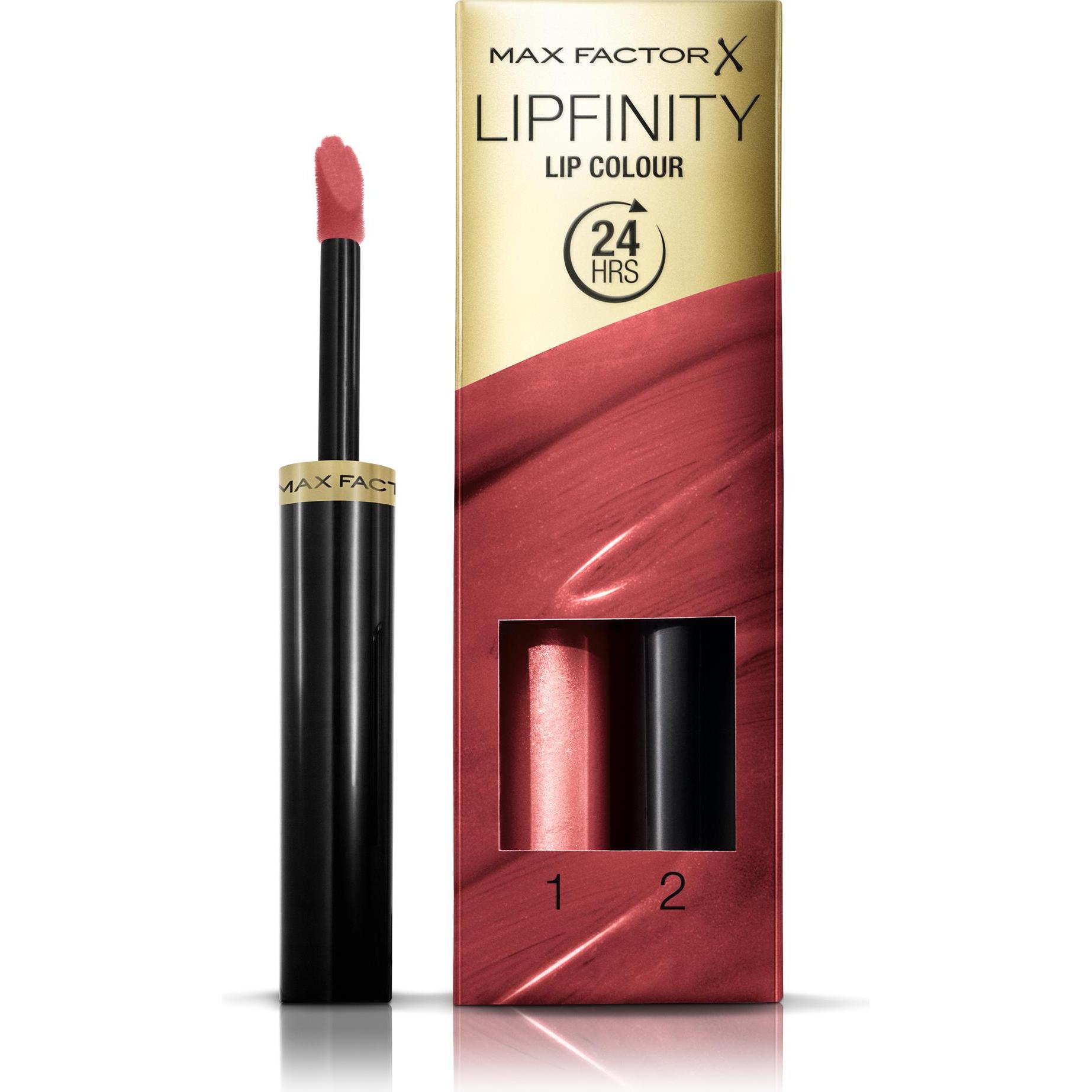 Max Factor, Lippenstift + Lipgloss, Lipfinity Lip Colour (110 Passionate)