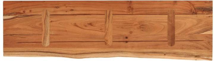 Image du produit VidaXL Étagère murale Rectangulaire Bord d'arbre Étagère suspendue Bureau Étagère en bois massif Acacia (30 x 2,5 x 2,5 cm)