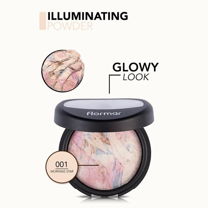 Image du produit Flormar Poudre illuminatrice cuite 001 Étoile du matin / 7 g (001 Étoile du matin, Highlighter, 7 g)