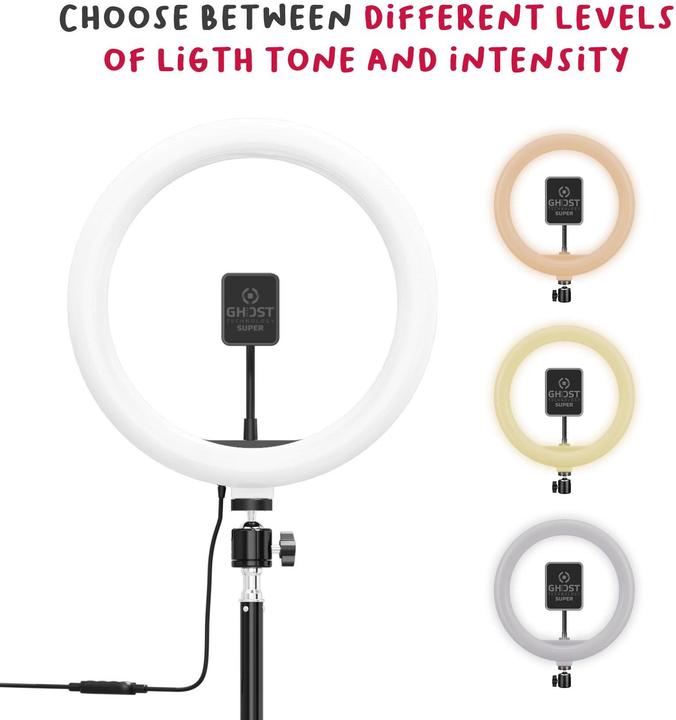 Produktbild Celly Tripod With Light Ring Clickghostusbbk (Ringlicht)