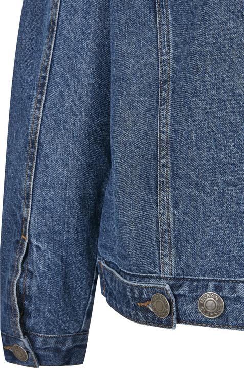 Actual product image Urban Classics Ladies Oversized Sherpa Denim Jacket (M)